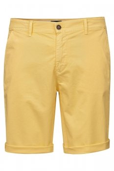 Slim body yellow plain trousers
