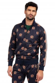 Slim body navy sweater