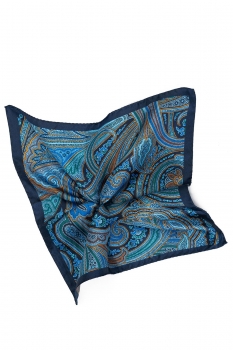 Navy pocket square