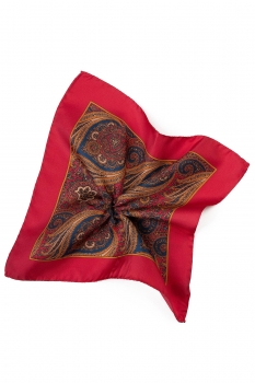 Red pocket square