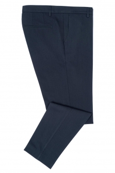Pantaloni slim bleumarin uni