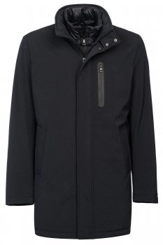 Jacheta slim bleumarin uni