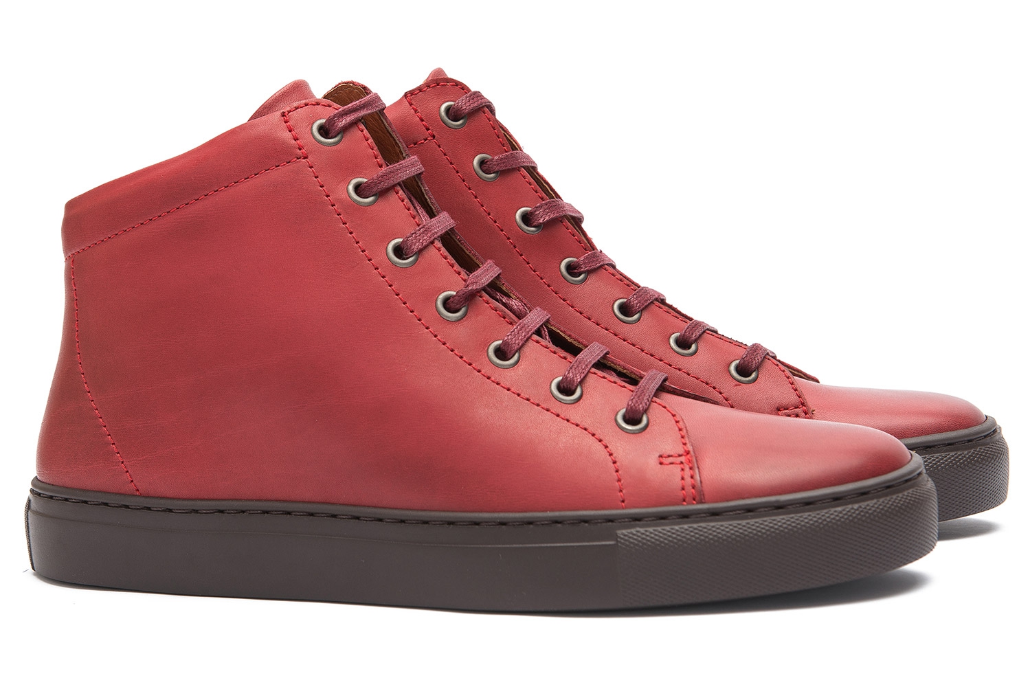Ghete Rosii Piele Naturala Bigotti Ro Vbpfgh2dr84299999