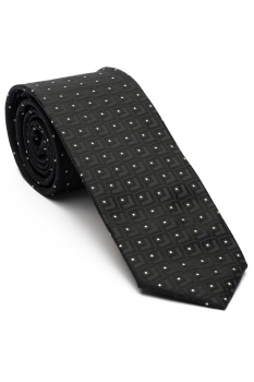 Poliester tesut navy geometric