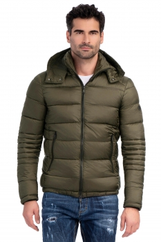 Kaki plain jacket