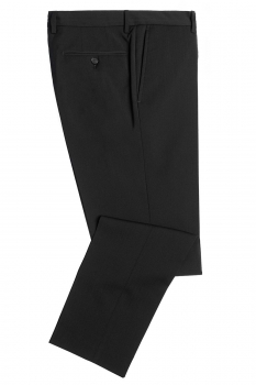 Superslim black plain trousers