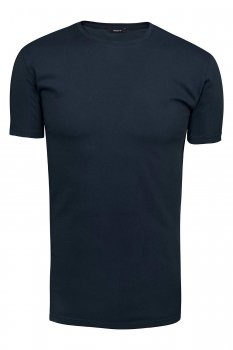 Tricou slim bleumarin uni