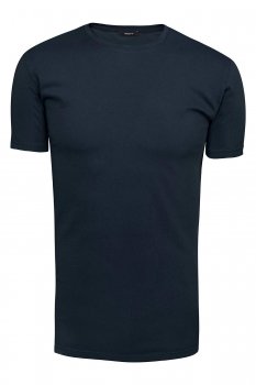 Tricou slim bleumarin guler rotund