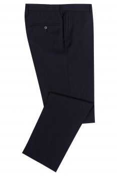 Superslim navy plain trousers