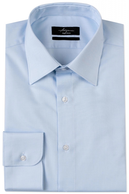 Bigotti Camasa slim bleu uni