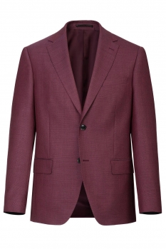Slim body purple plain blazer