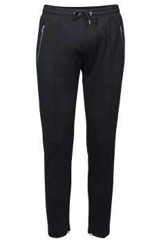 Pantaloni trening slim negri uni