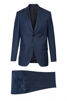 Superslim blue plain suit
