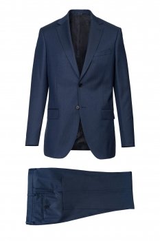 Costum superslim riccof albastru uni