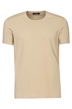 Beige plain t-shirt