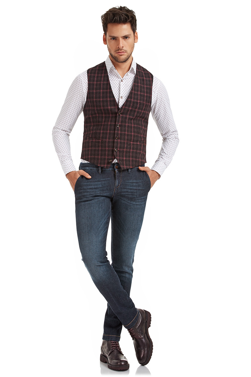 Blugi Superslim Marco Bleumarin Uni Bigotti Ro Vbbjfakax46v99994
