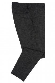 Pantaloni slim bleumarin uni