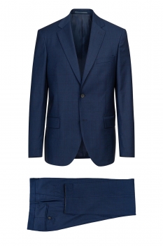 Slim body blue carouri suit