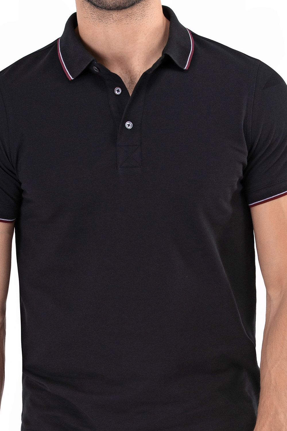 Tricou Polo Negru Uni Bigotti Ro Vbtsba3es57a11999