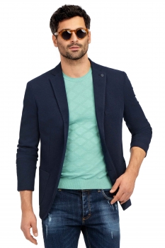 Slim bleumarin uni sacouri