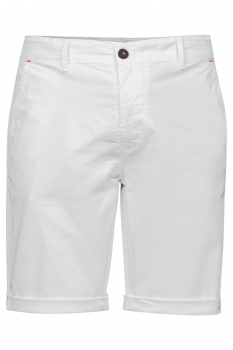 Slim body white plain trousers