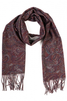 Burgundy scarf