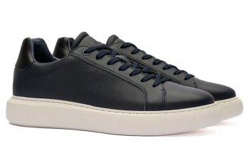 Sneakers bleumarin piele naturala