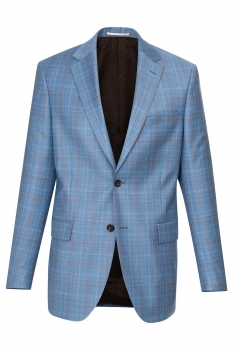 Slim bleu carouri sacouri