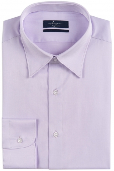 Slim Purple Plain Shirt