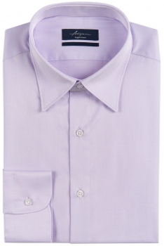 Slim purple plain shirt