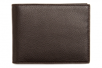 Wallet brown genuine leather