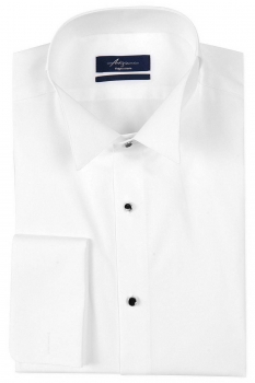 Slim body white plain shirt