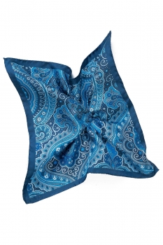 Blue pocket square