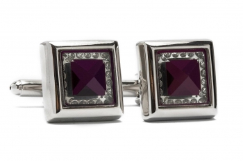 Silver cufflinks