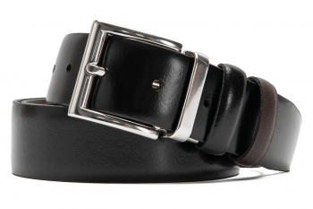 Belt Black and brown Genuine leather