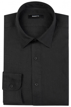 Slim negru uni camasi