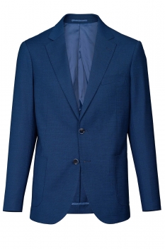 Slim body blue plain blazer