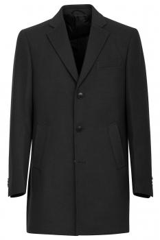 Black plain coat