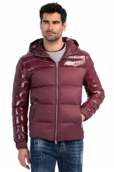 Burgundy plain jacket
