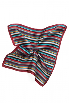 Burgundy pocket square