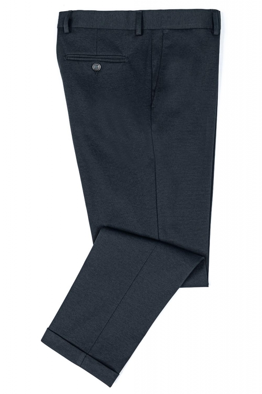 Bigotti Pantaloni slim bleumarin uni