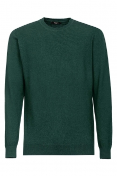 Slim body green sweater