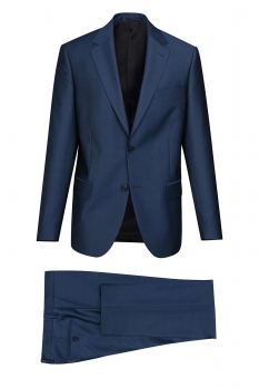 Costum slim conti albastru uni