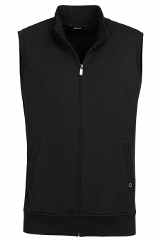 Slim body black plain waistcoat