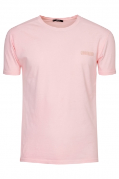 Tricou slim roz uni