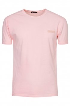 Tricou slim roz uni