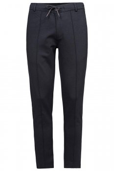 Pantaloni slim bleumarin uni