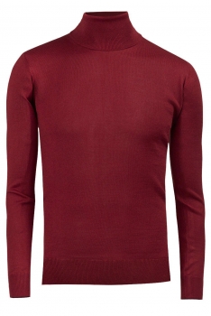 Slim body burgundy sweater