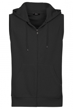 Slim body black plain waistcoat