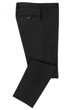 Pantaloni conti slim negri uni